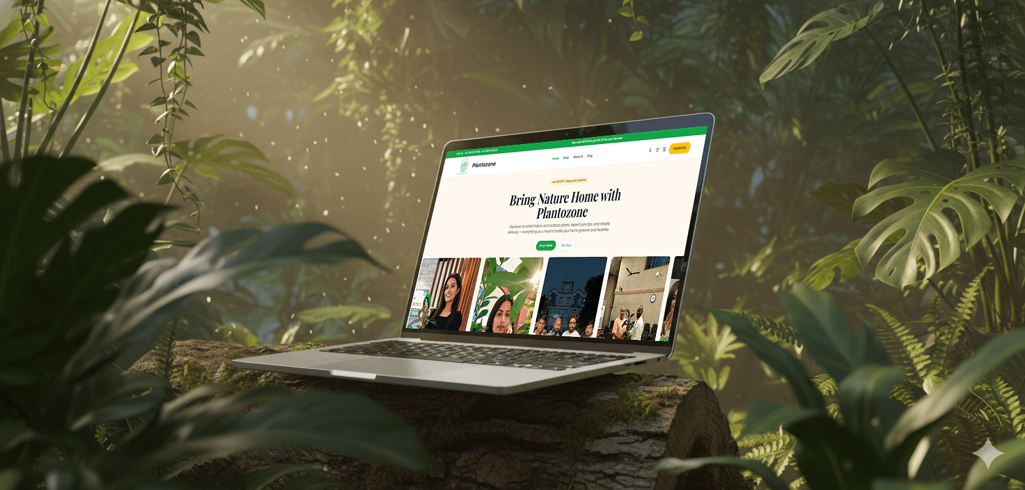 Plantozone Green India Website