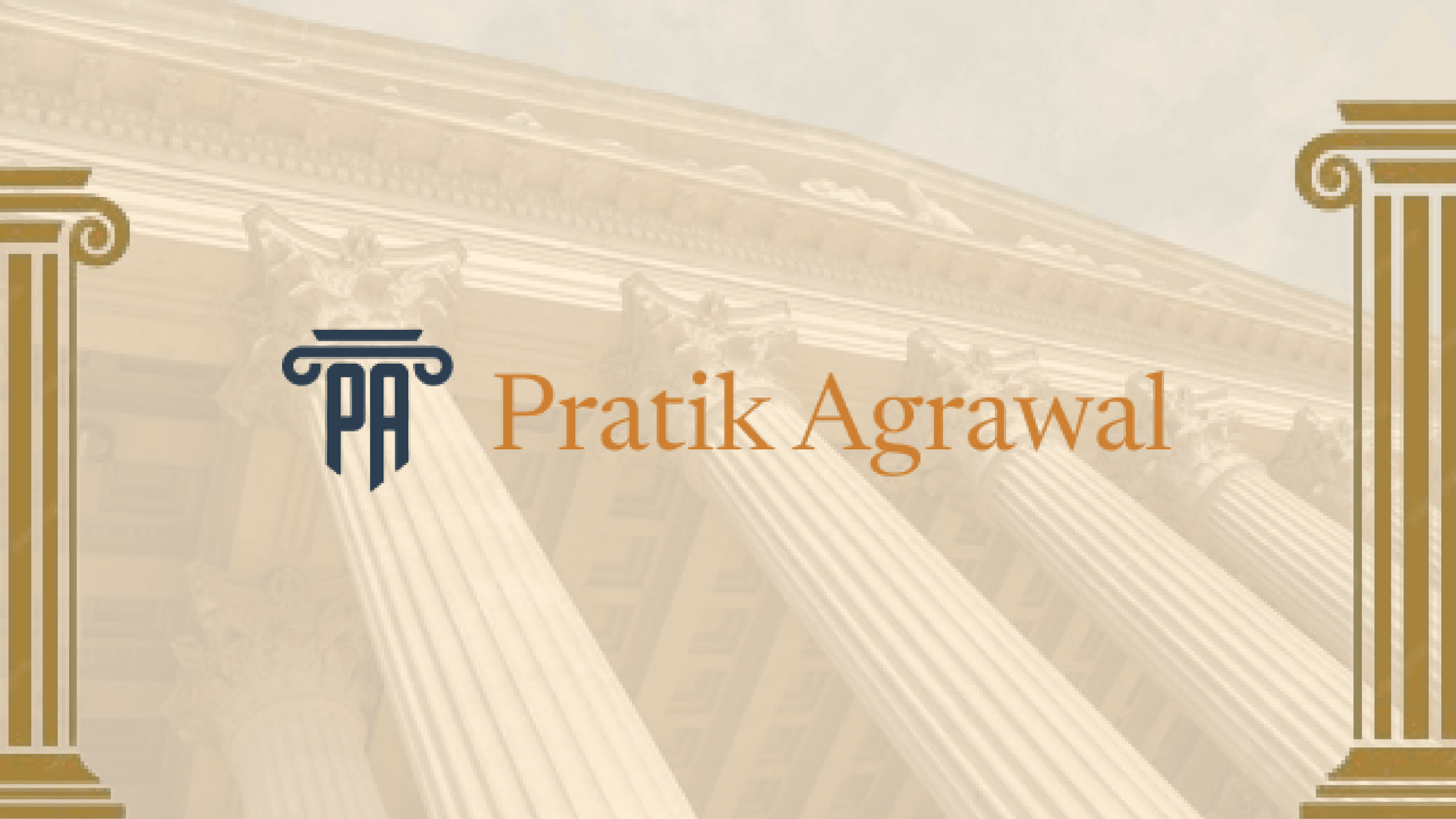 Pratik Agrawal Logo and Branding